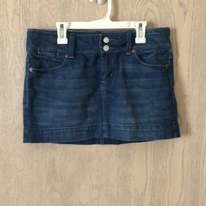 Mini jeans skirt